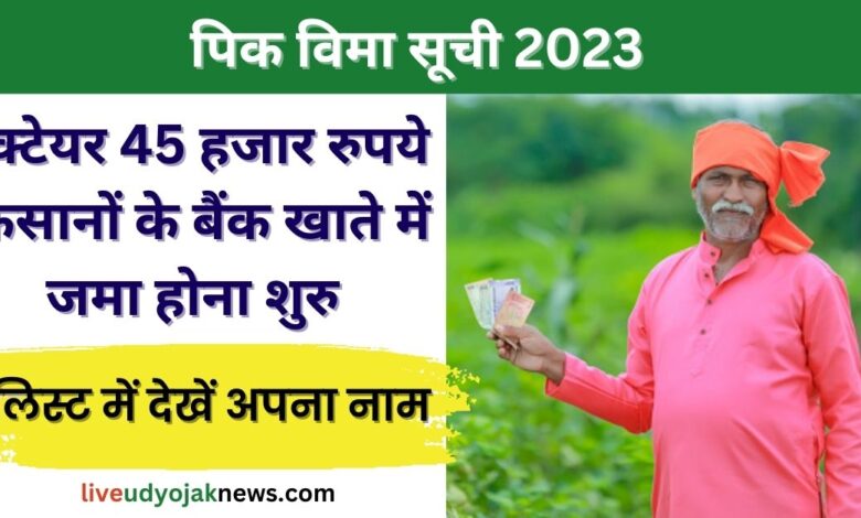Agriculture Loan List 2023