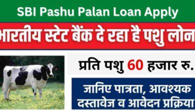 SBI Pashu Palan Loan Apply 2024